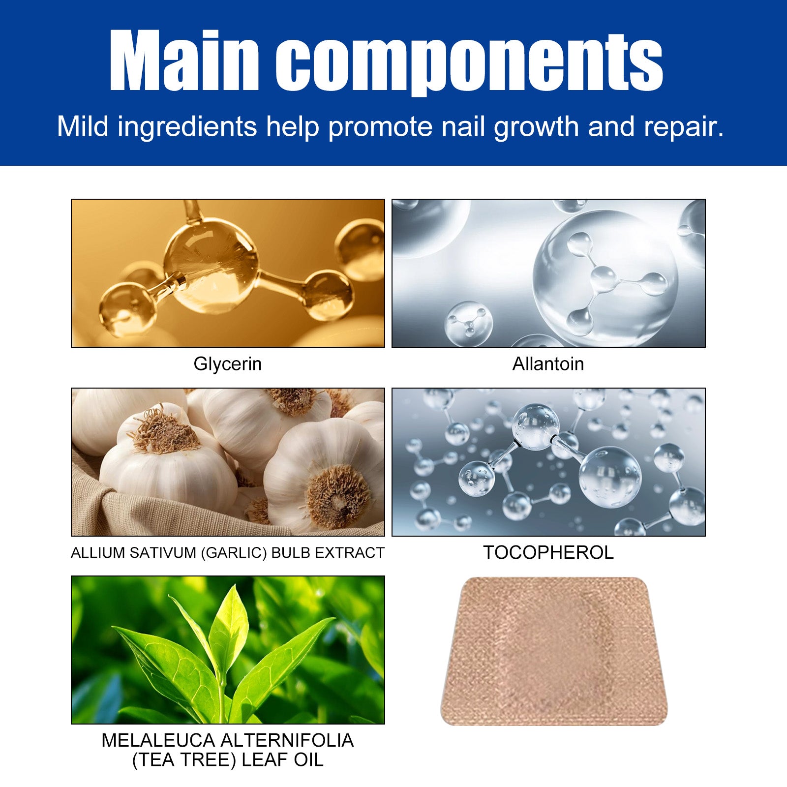 Nighttime Renewal Fungal Nail Patches, Repair And Thickening Gray Nail Insert Soft Nail Care Patch