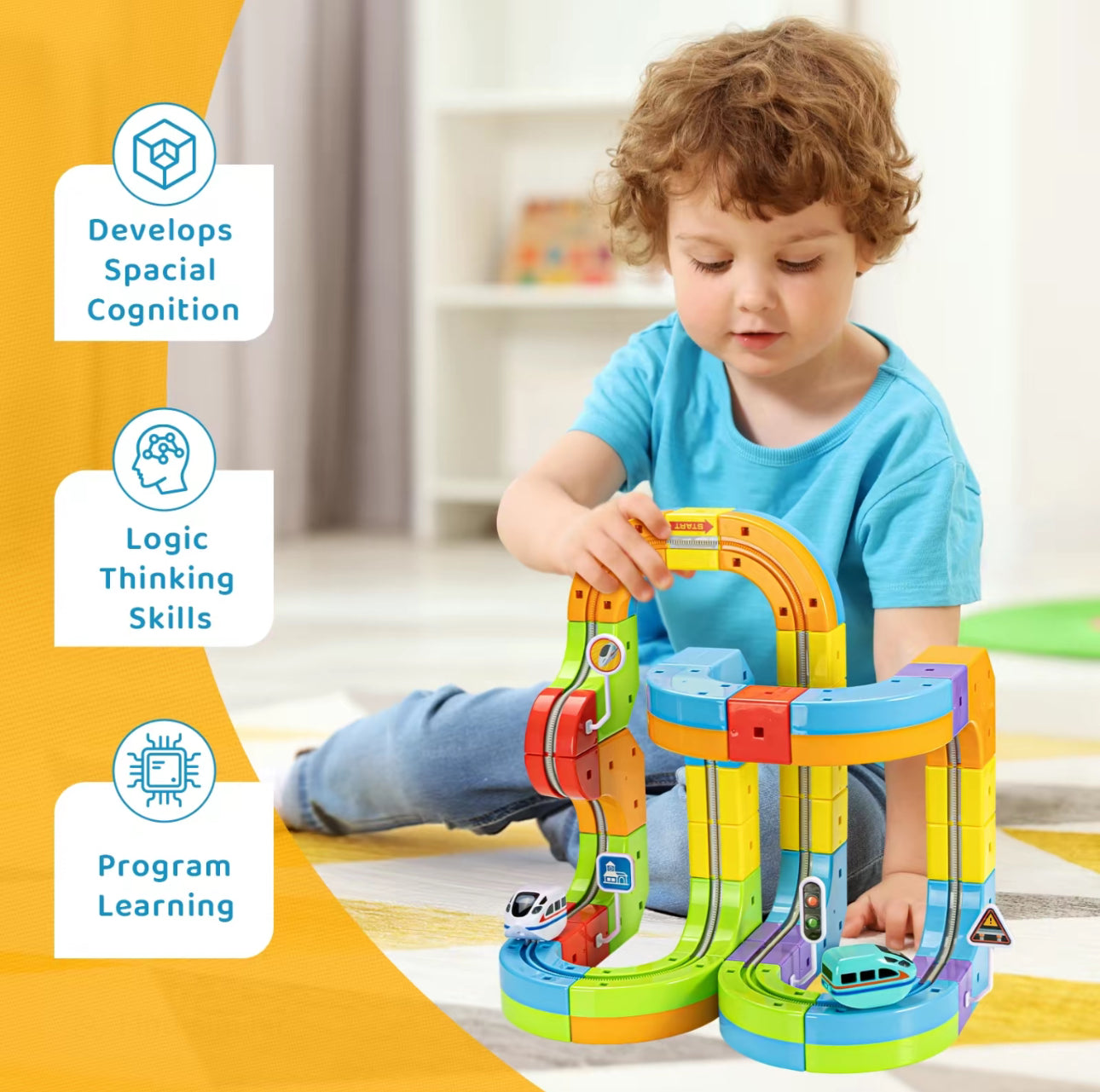 TrackBlaze Flex Train Set