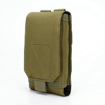 Multi functional outdoor camouflage phone bag, convenient hanging bag, sports waist bag, wearing belt, tactical waist bag