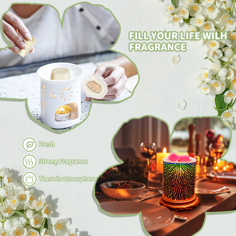 Colorful Eight - scent Scented Wax Cubes Set