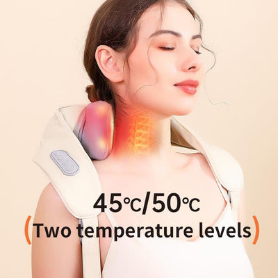 Diagonal massage machine shoulder and neck massage machine cervical hot compress home cervical massage machine 