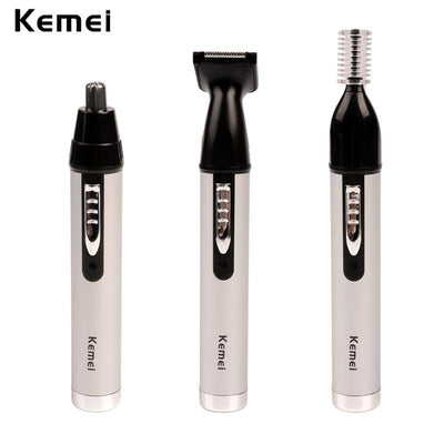 Kemei Fast shaving Men Electric Nose Ear Hair Trimmer Painless Women trimming sideburns eyebrows Beard hair clipper cut Shaver46