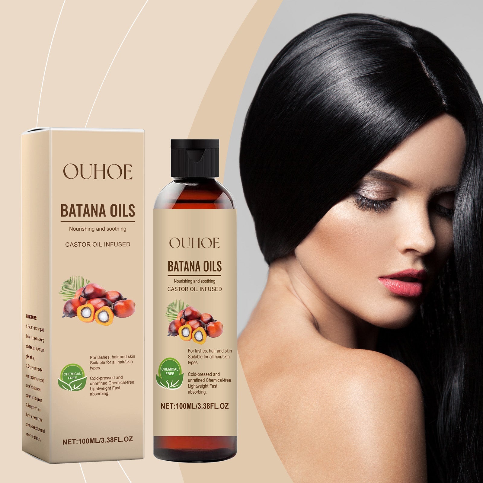 Batana Castor Oil Nourishes Scalp And Restores Dry Hair