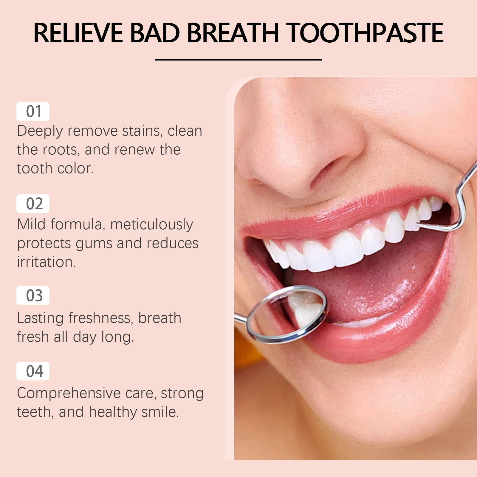 Clean Toothpaste Gentle Clean Care Teeth Bright Fresh Mint Oral Care Toothpaste