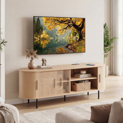 Fluted TV Stand for TVs up to 60