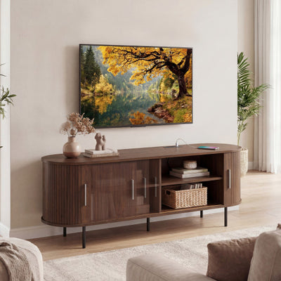 Fluted TV Stand for TVs up to 60