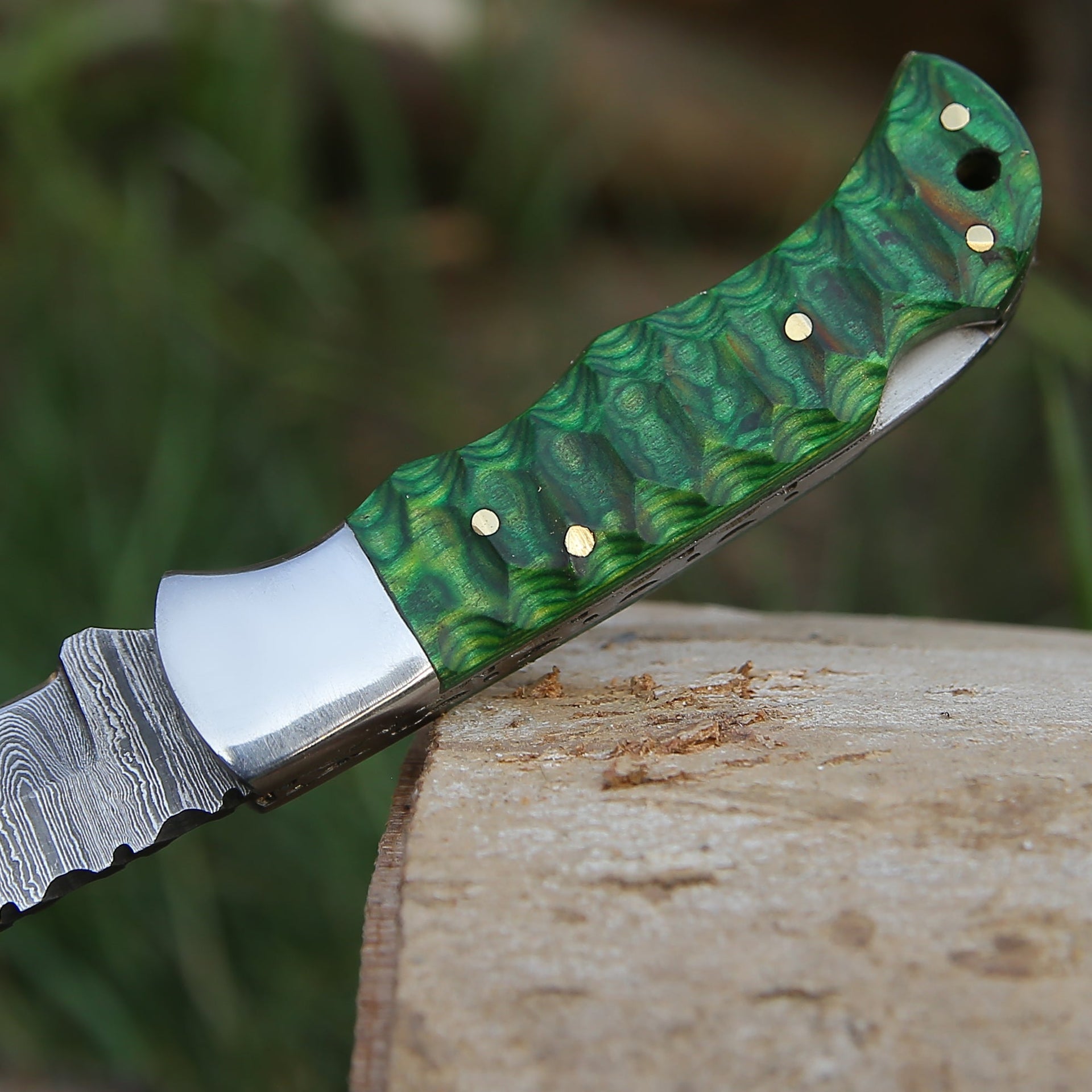 Ironclad Pocket Knife with Pakka Wood Handle