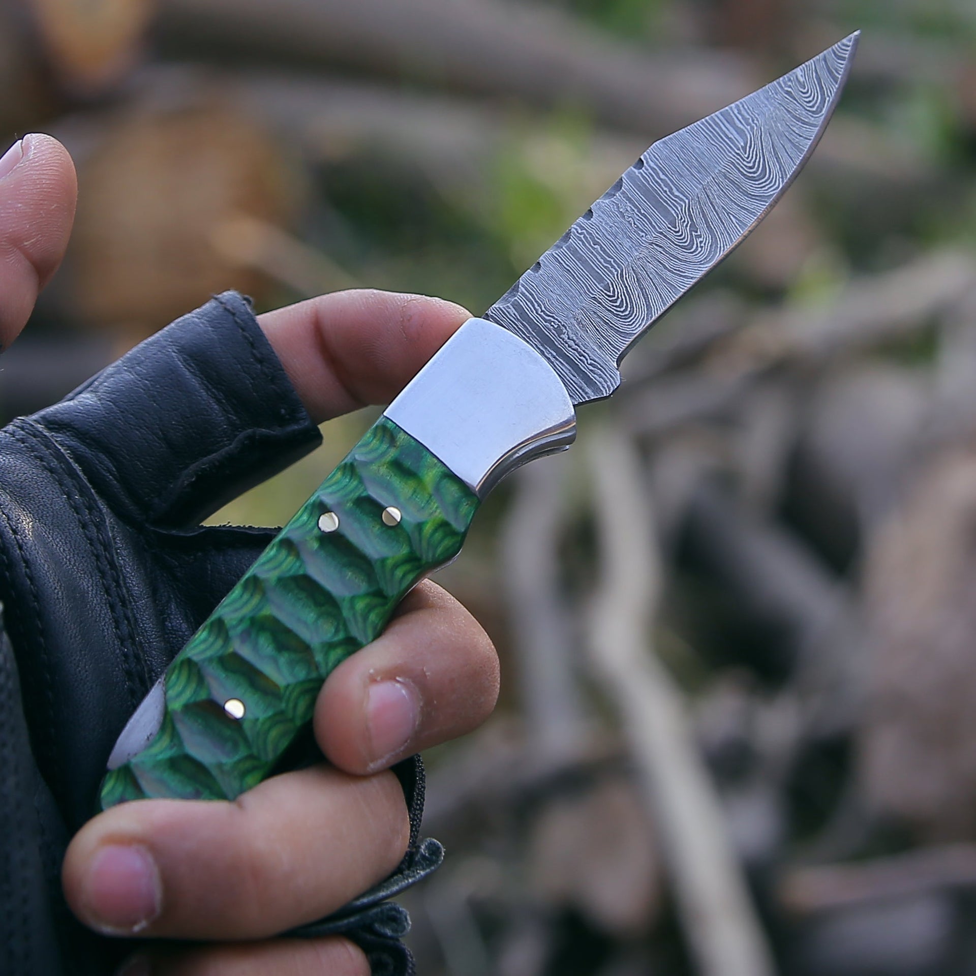 Ironclad Pocket Knife with Pakka Wood Handle