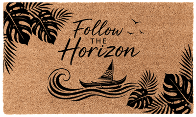 Follow the Horizon Coir Mat