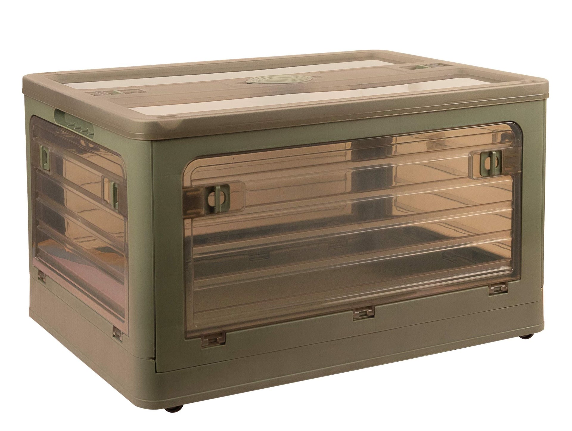 BlushBees® Storage Containers, For Clothes, Blankets, Kitchen Items, with 4 Wheels