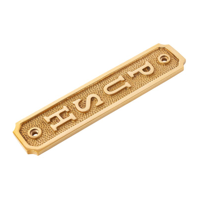 Brass Door Sign
