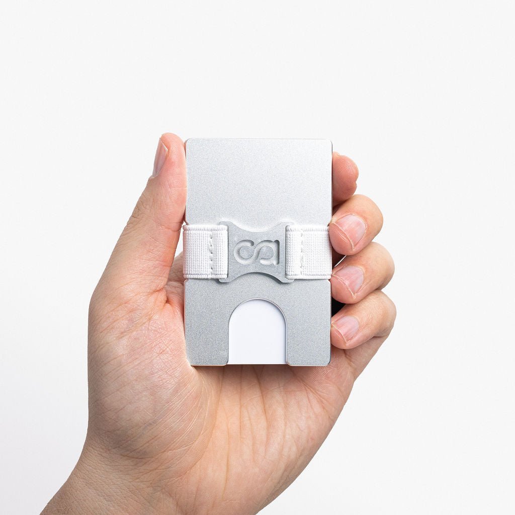 Frosted Silver Band and Wallet Pack