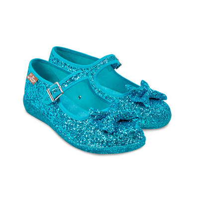 Chocolaticas® Glitter Ice Women's Mary Jane Flat