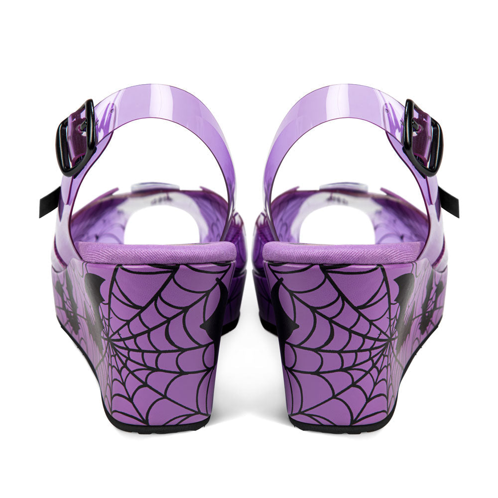 Chocolaticas® GLOOMY GAZE Women's Wedge Sandal