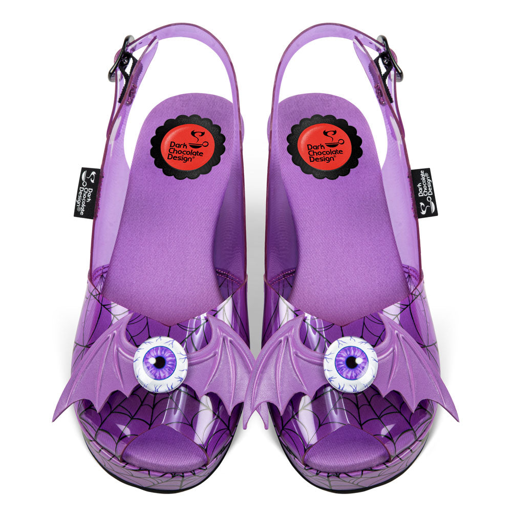 Chocolaticas® GLOOMY GAZE Women's Wedge Sandal