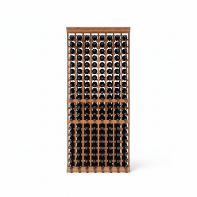 8 Column 7ft Wine Rack Kit | Holds 168 Bottles