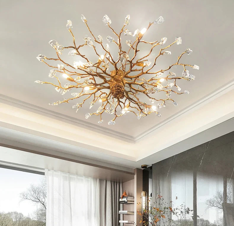 Gemstone Branch Ceiling Lamp