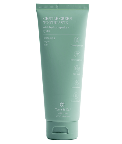 Gentle Green™ Sensitive Toothpaste with Hydroxyapatite & B12 (Fluoride-Free, Natural Enamel Support & Sensitive Teeth Relief)