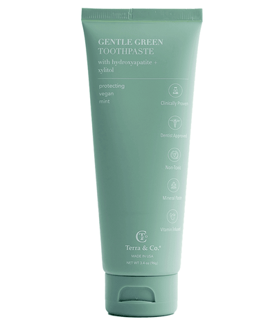 Gentle Green™ Sensitive Toothpaste with Hydroxyapatite & B12 (Fluoride-Free, Natural Enamel Support & Sensitive Teeth Relief)