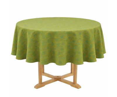 Round Block Print Tablecloths