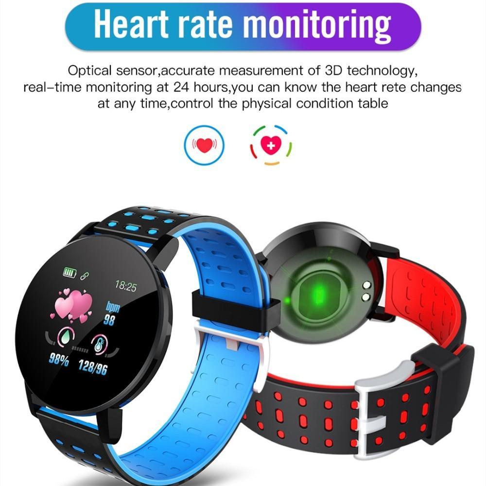 New Bluetooth Smart Watch For Men and Woman With Multifunction Blood Pressure Smartwatch Sport Tracker Band For Android IOS and WhatsApp Connection