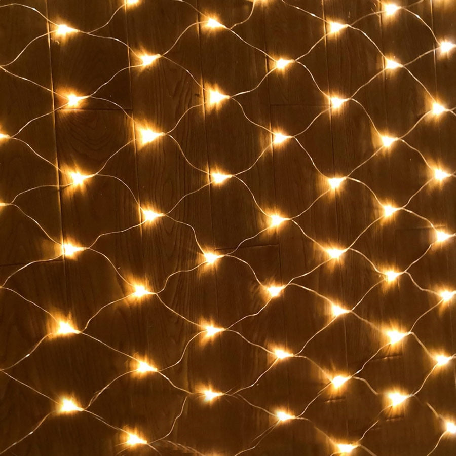 1.5*1.5M 3x2M 10x1M 6X4M Christmas Net Light Outdoor LED Net Mesh String Light Garden Holiday Party Wedding Fairy Light Garland