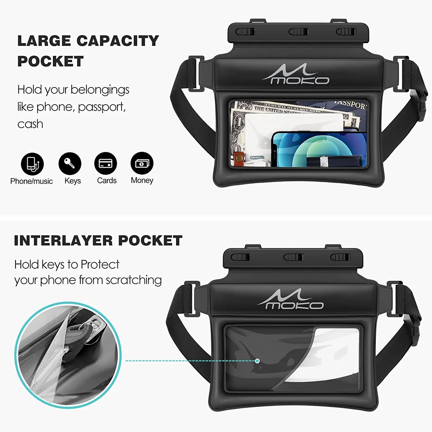 Waterproof Fanny Pack Phone Pouch - Sexikinis Swim
