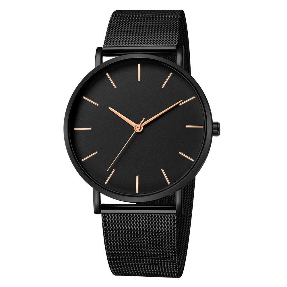 STEVVEX Women Watch Rose Gold Style Women's Mesh Belt ultra-thin Fashion para Luxury Wrist Watches For Women and Girls