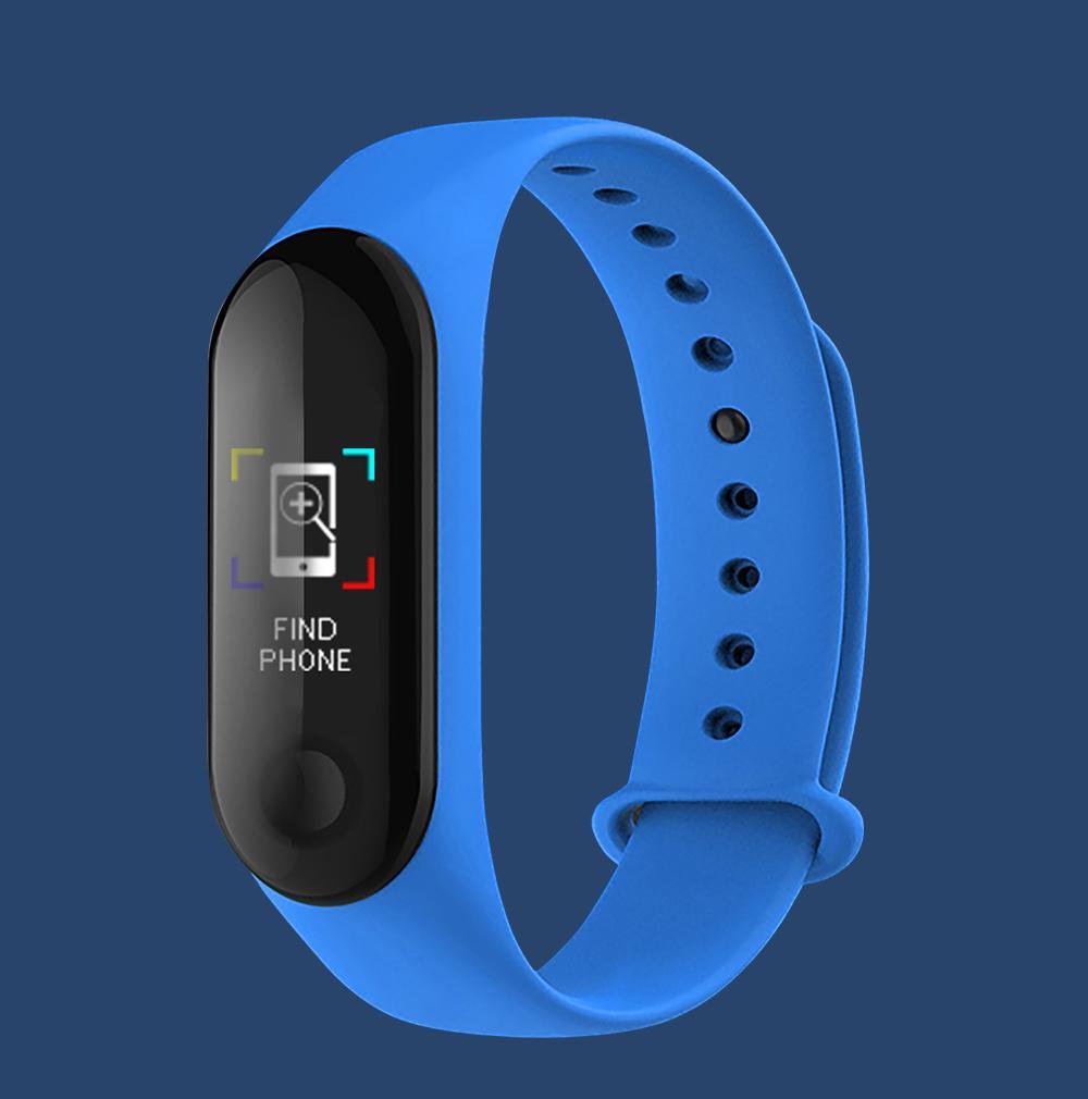 Proffesional Smart Sport Watch With Band Blood Pressure Monitor and Bracelet M3Plus Wristband for Men and Women In Modern Design