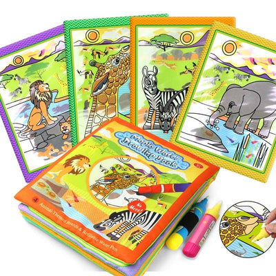 Coolplay Magic Water Drawing Book Coloring Book Painting Board Doodle Book in Drawing Toys Educational Toys