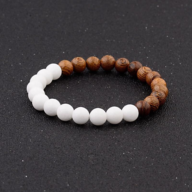 Lava Stone Men Wrist Bracelet Natural Moonstone Bead Tibetan Chakra Diffuser Bracelets For Men Jewelry Cool Gifts
