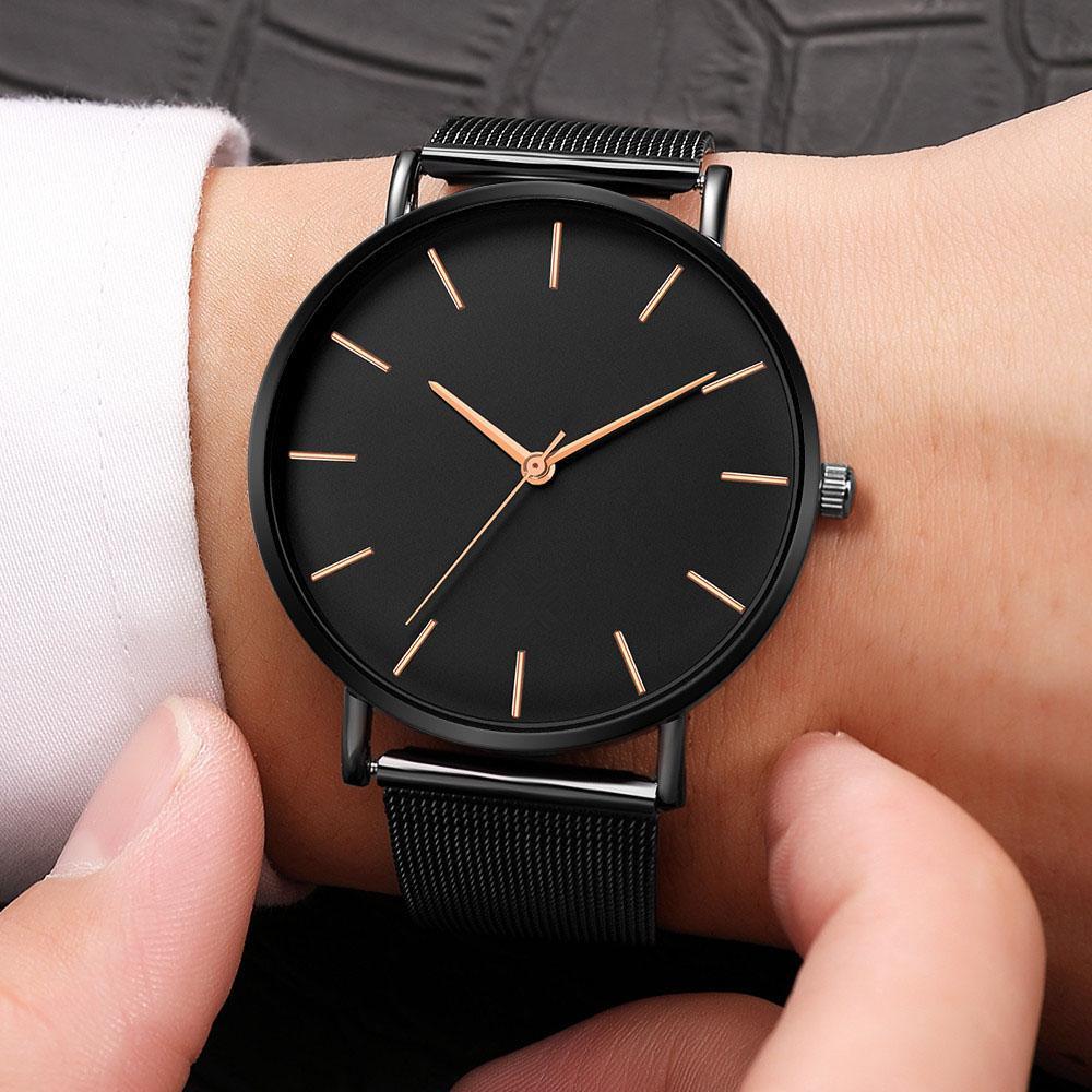 STEVVEX Women Watch Rose Gold Style Women's Mesh Belt ultra-thin Fashion para Luxury Wrist Watches For Women and Girls