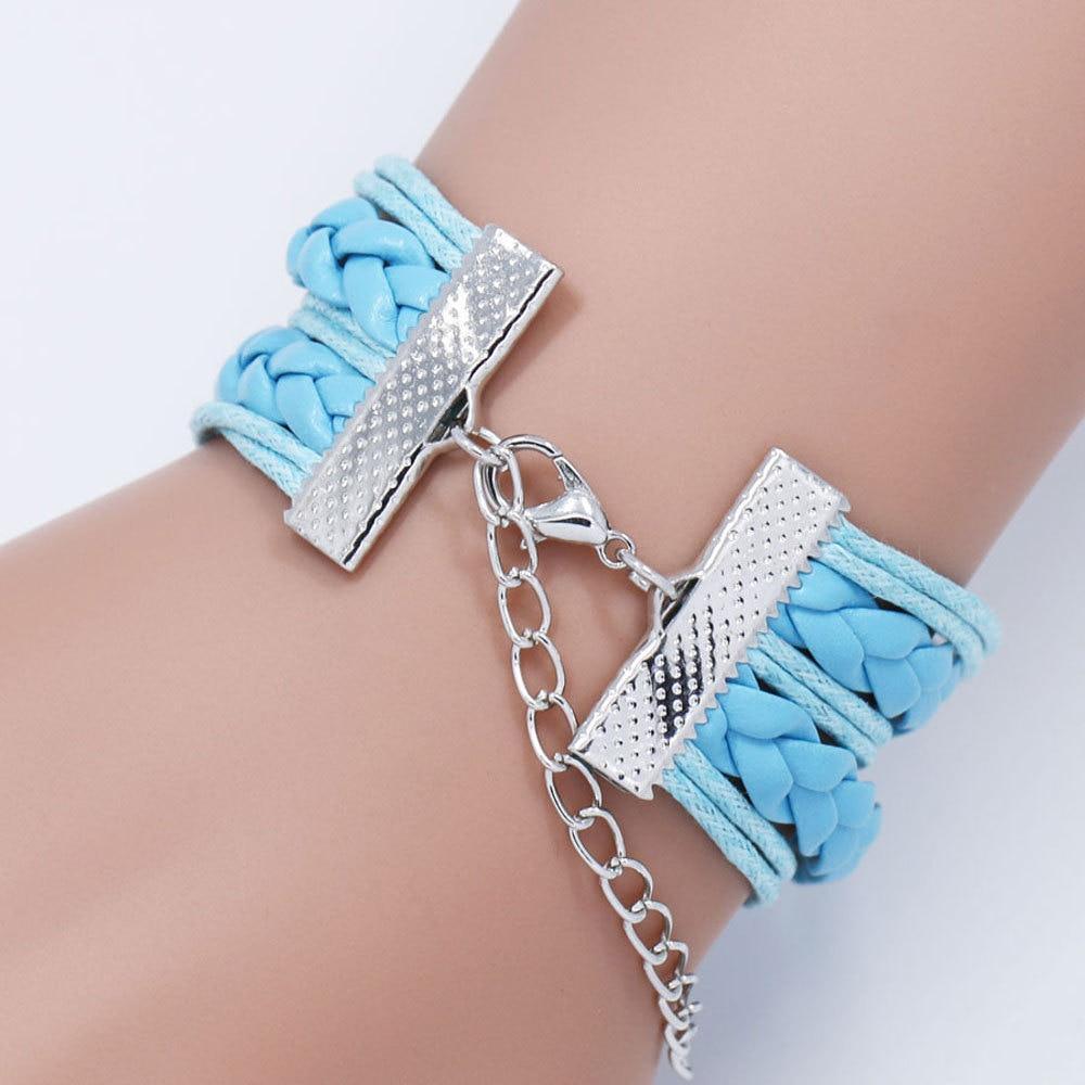 Intereting Unicorn Braided Kids Bracelet for Girls Friendship Bracelets Jewelry Multi-layer Charm Fashion Bracelet