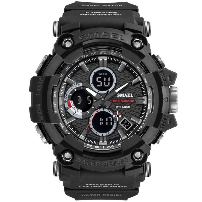Men's Sports Watches Top Brand Luxury Military Quartz Watch Men Waterproof 50M Shock Digital Whats Relogio Masculino