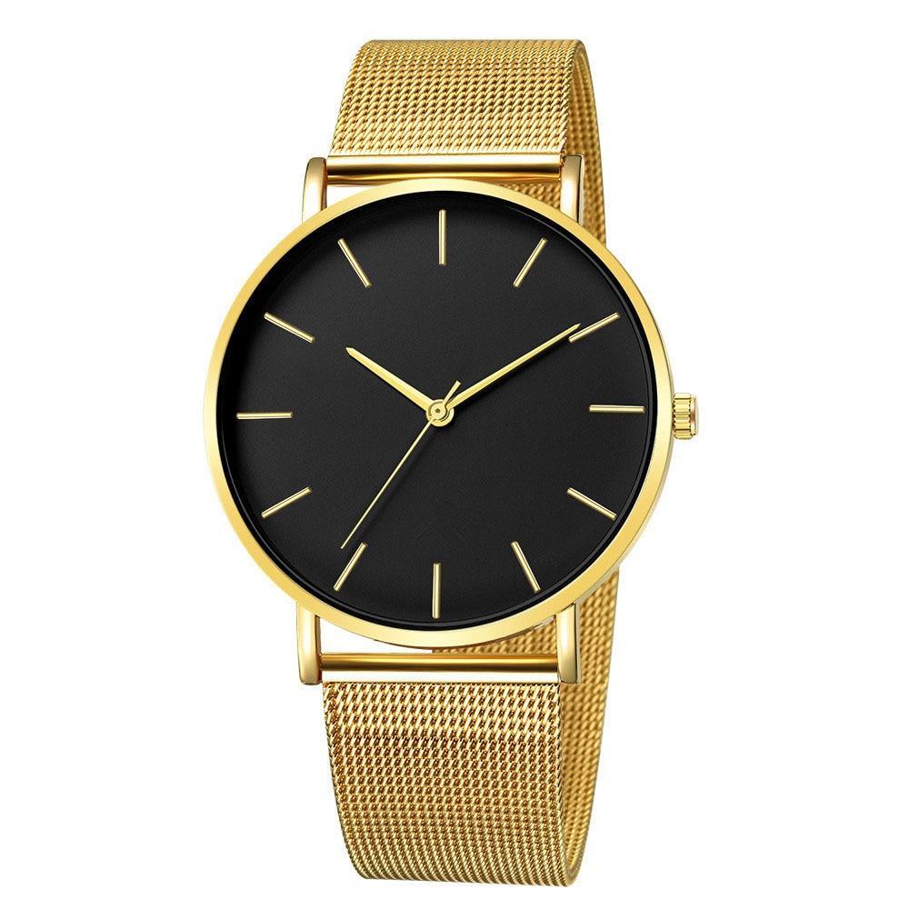 STEVVEX Women Watch Rose Gold Style Women's Mesh Belt ultra-thin Fashion para Luxury Wrist Watches For Women and Girls