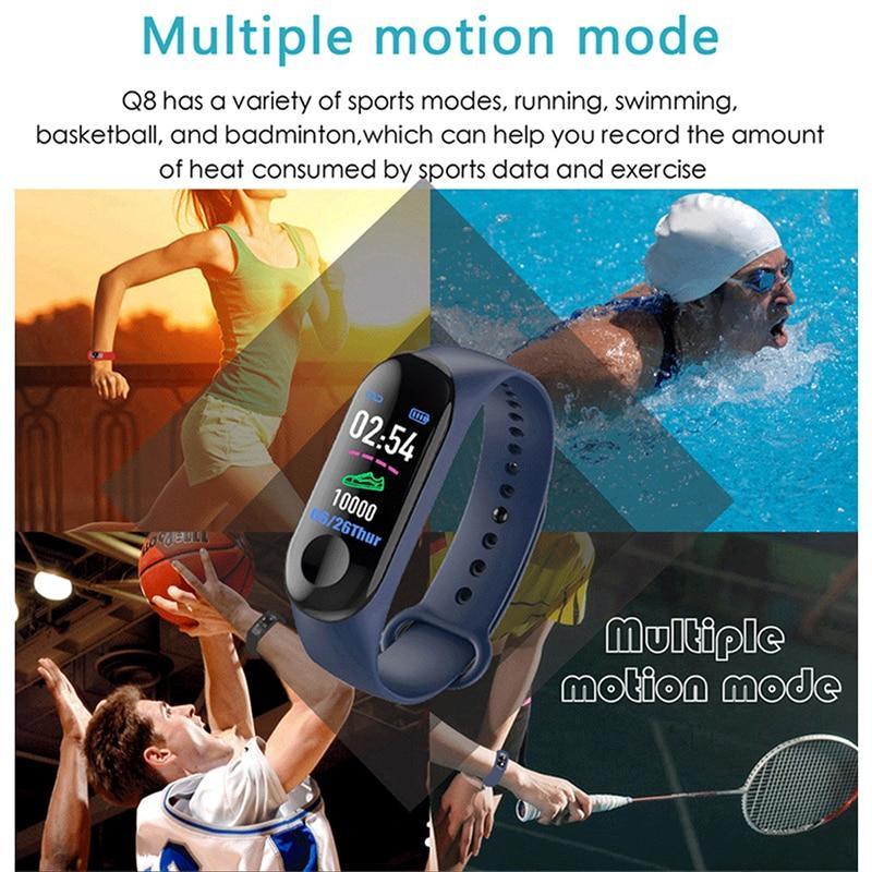 Smart Fitness Waterproof Sports Watches For IOS and Android Sistems Smartwatch With Heart Rate Monitor and Blood Pressure With Several Functions For Men Women and Kids