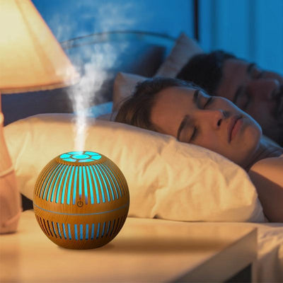 Mini USB Aroma Essential Oil Diffuser Ultrasonic Air Humidifier Mist Maker Aroma 7 Color LED Light Home Office