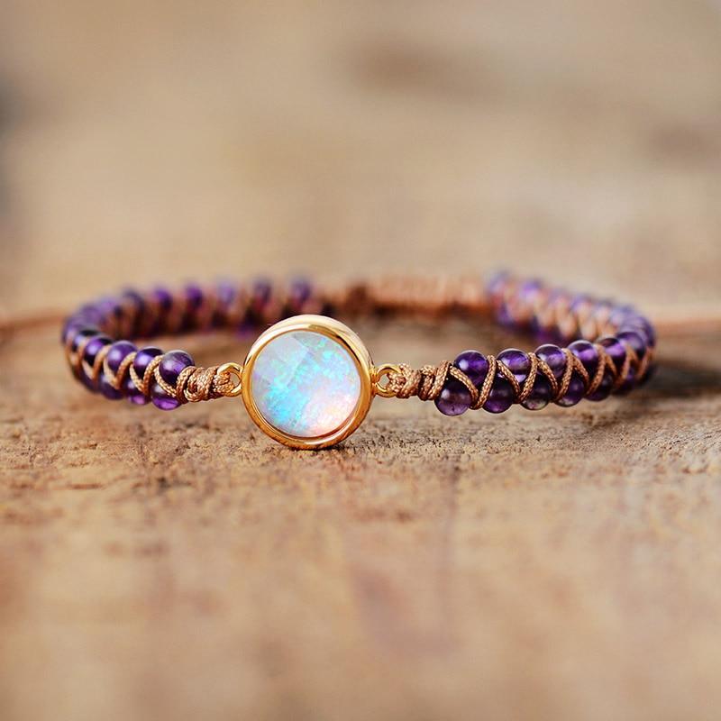 Handmade Luxury Wax Elegant Bracelet With Stone In Modern Colorful Design For Woman and Ladies