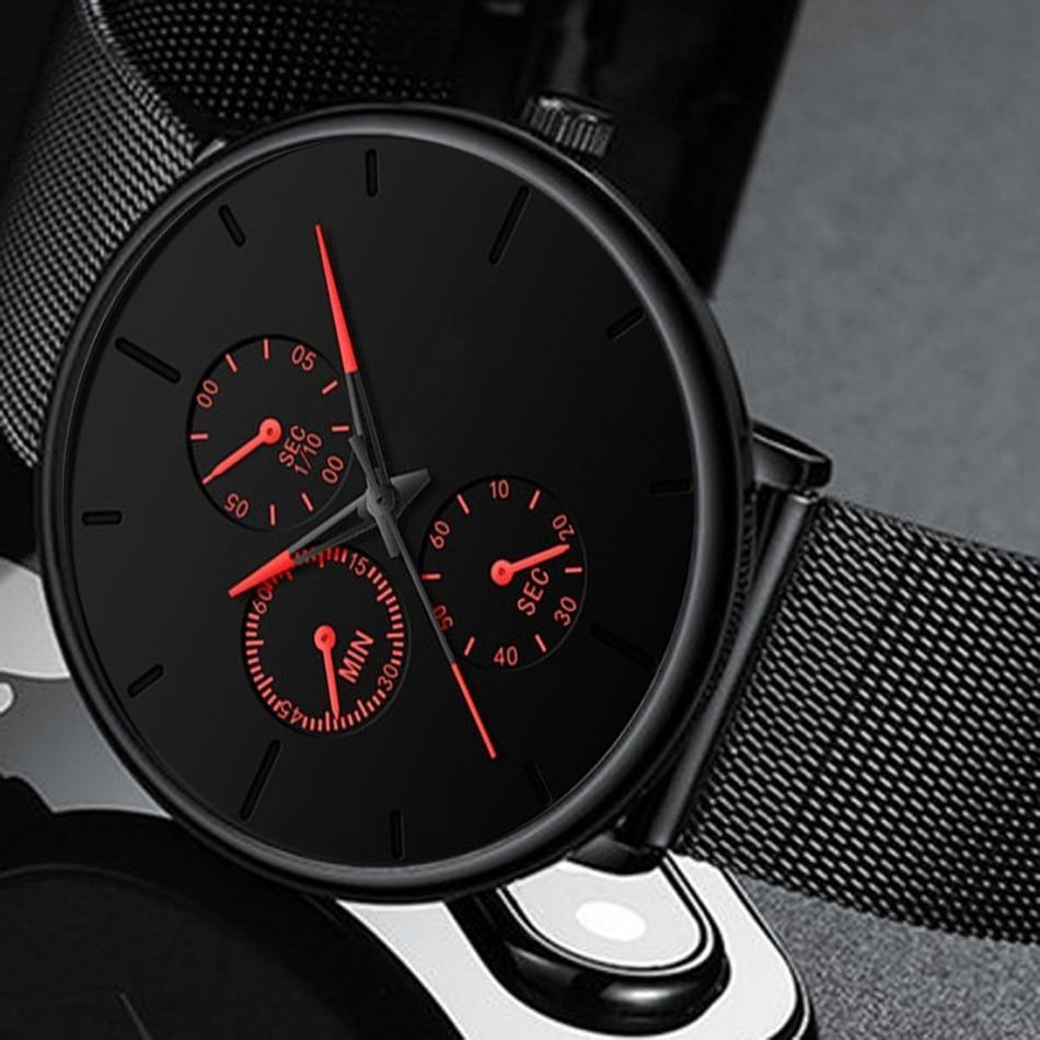 Relogio Masculino Unisex Woman and Men Quartz Watch In Casual Slim Mesh Style Designer Sport Watch