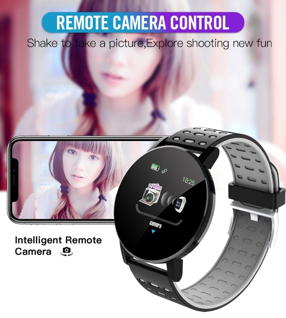 New Bluetooth Smart Watch For Men and Woman With Multifunction Blood Pressure Smartwatch Sport Tracker Band For Android IOS and WhatsApp Connection