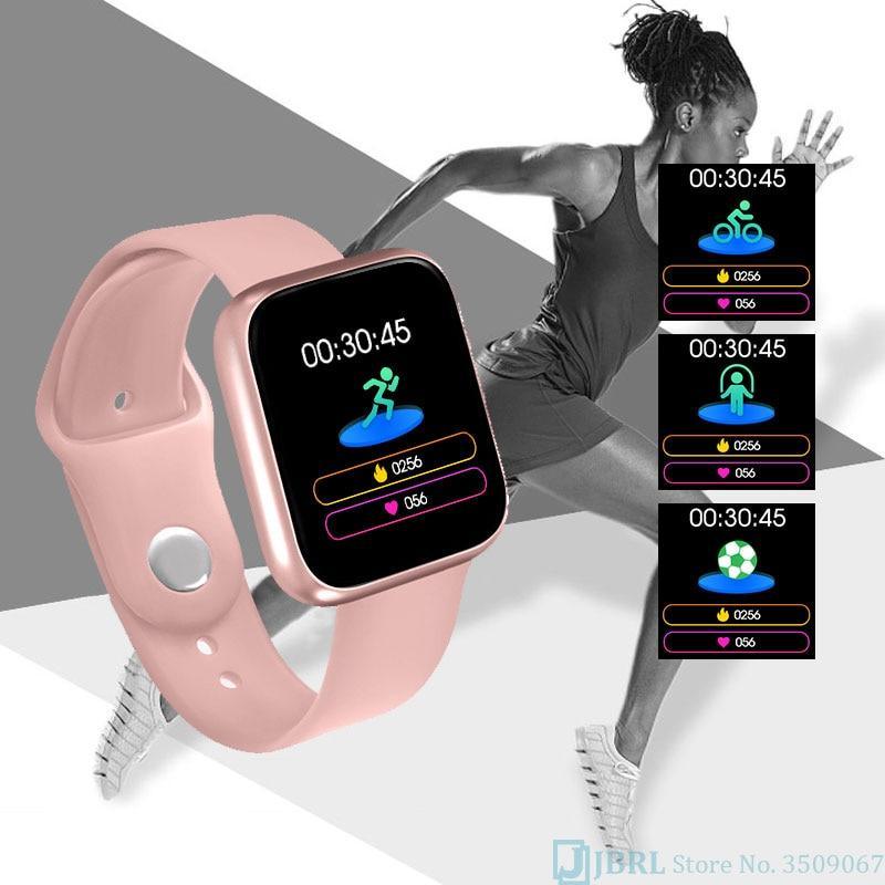 STEVVEX LATEST Smart Watch Women Men Smartwatch For Android IOS Electronics Smart Clock Fitness Tracker Silicone Strap Smart-watch Hours