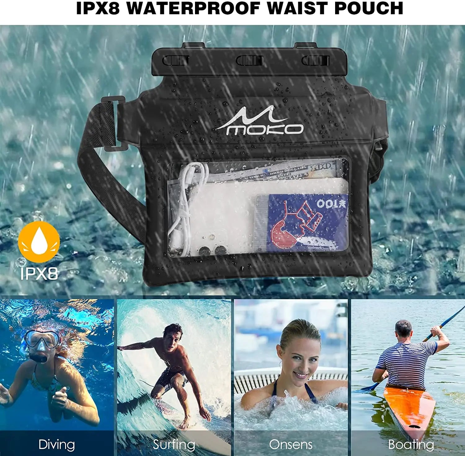 Waterproof Fanny Pack Phone Pouch - Sexikinis Swim