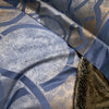 Blue Gradient Geometry Modern Abstract Art Luxury Duvet Cover set Premium High End 1200TC Cotton Soft 4Pcs Bedding set Bed Sheet