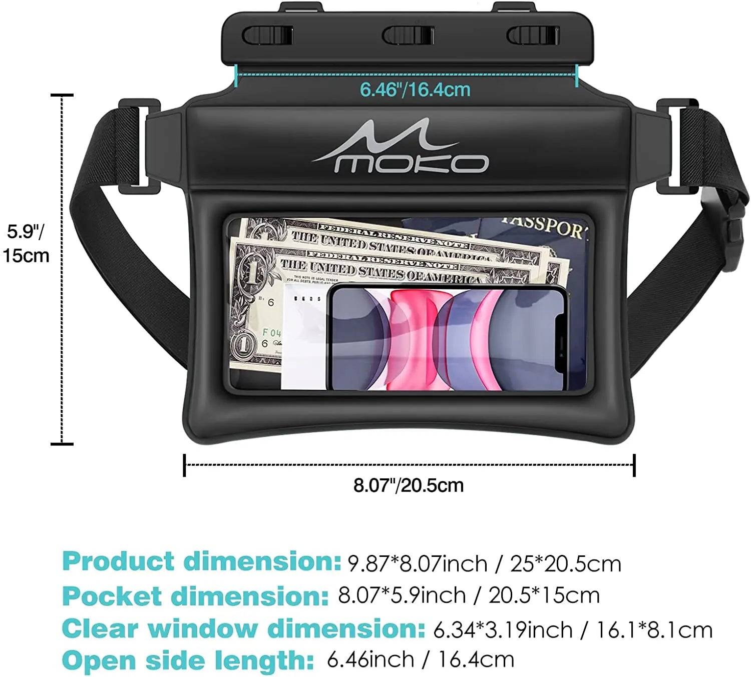 Waterproof Fanny Pack Phone Pouch - Sexikinis Swim