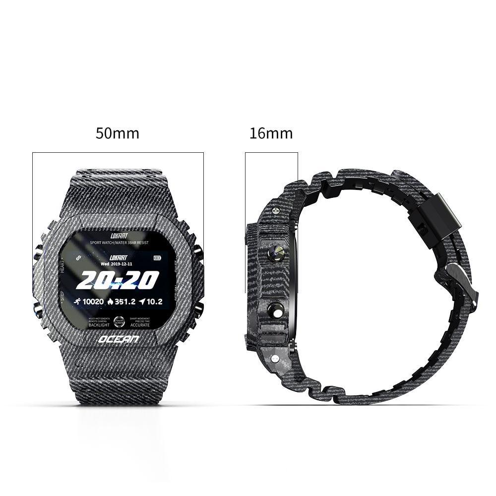 Ocean Army Smart Watch For Menand Woman For Fitness and Sport With Tracker Blood Pressure Message Push Heart Rate Monitor and Clock Smartwatc For Android