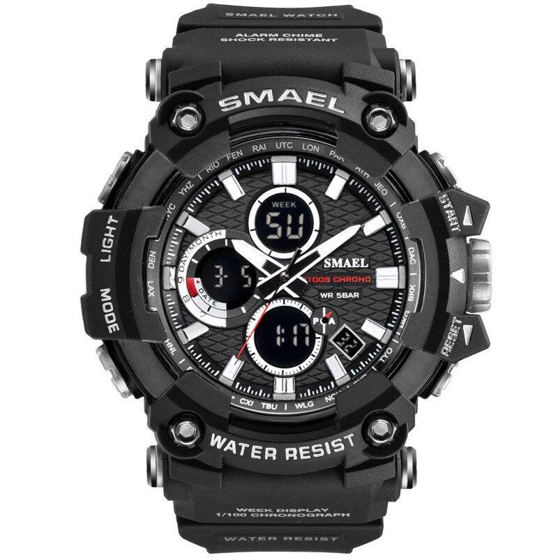 Men's Sports Watches Top Brand Luxury Military Quartz Watch Men Waterproof 50M Shock Digital Whats Relogio Masculino