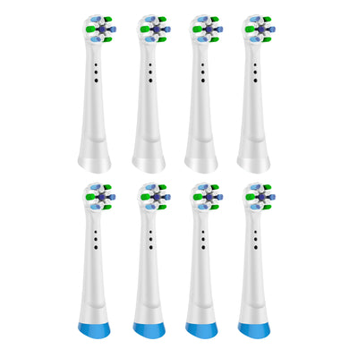 8-Pack Replacement Brush Heads Compatible with Oral-B iO Series 2–10