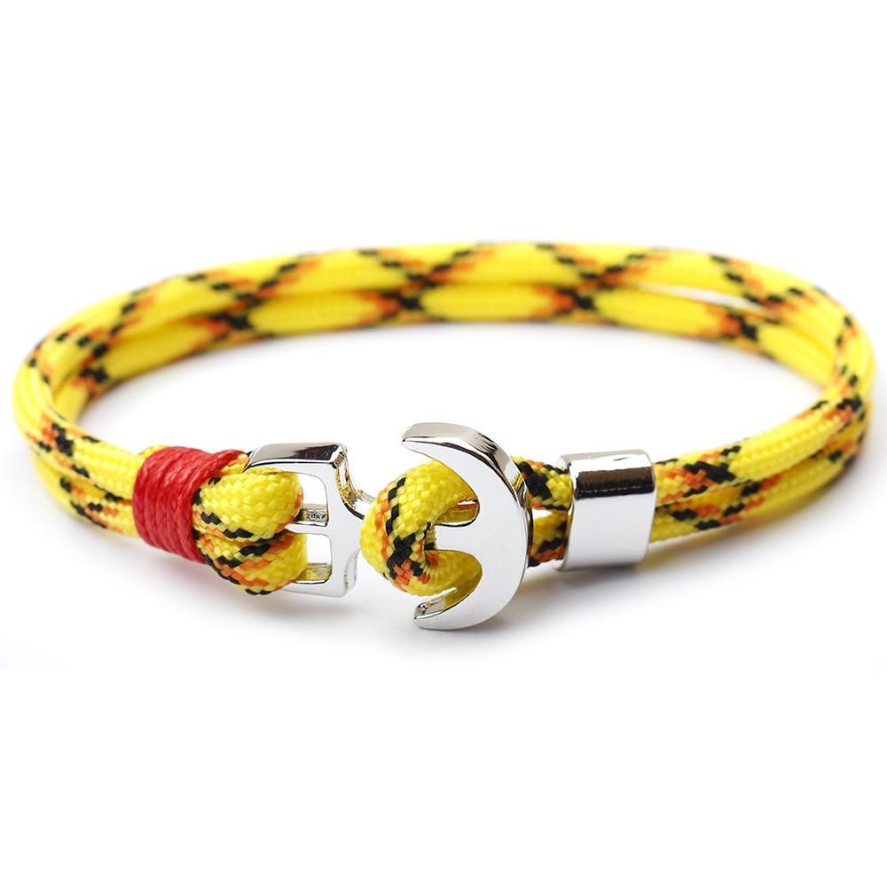 Amazing Multilayer Anchor Bracelets Charm Survival Rope Chain Fashion Jewelry Bracelet Men For Women Best Gift