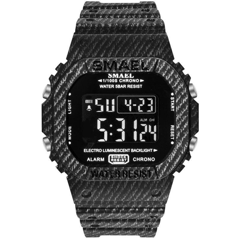 Luxury Modern Sports Watch With Led Digital Display Waterproof 50M Military Famous Unisex Watch For Man and Woman