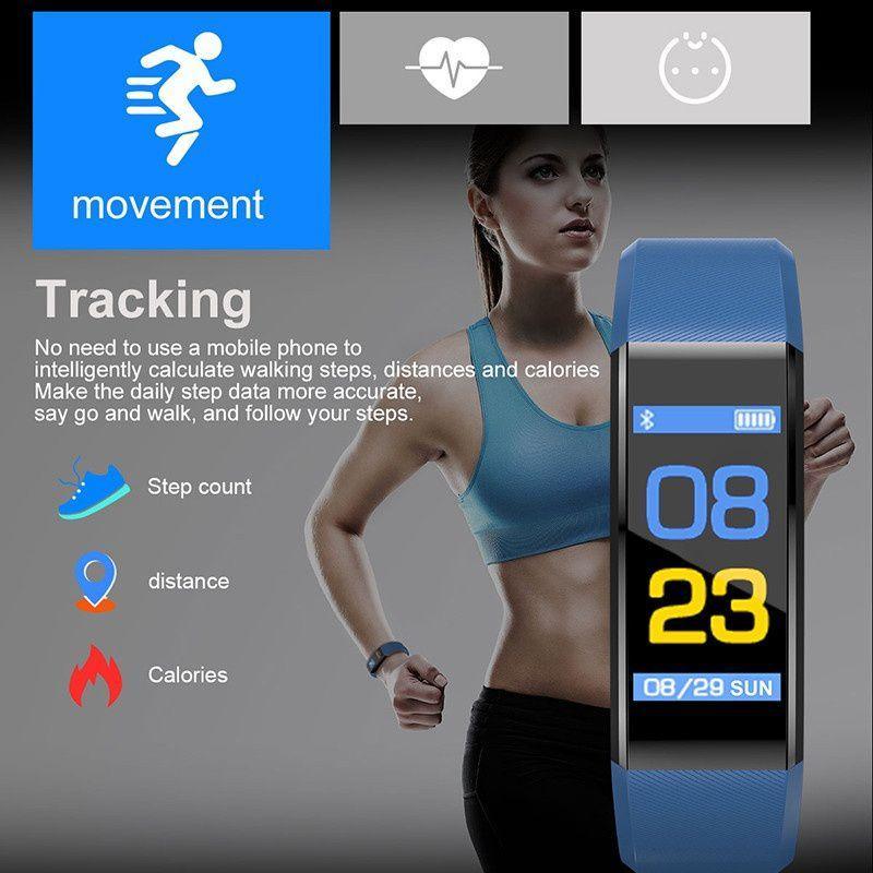 New Smart Watch For Men and Women With Heart Rate Monitor Blood Pressure Fitness Tracker Smartwatch For Sport Support IOS Android Sistems